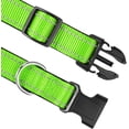 thumbnail image 3 of Reflective Dog Collar,Soft Neoprene Padded Breathable Nylon Pet Collar Adjustable for Small Dogs,Green,S, 3 of 18