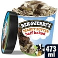 thumbnail image 1 of Ben & Jerry's Peanut Butter Half Baked Ice Cream, 473ml, 1 of 5