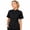 Black, variant on Women's Short Sleeve Harlem Chef Coat, White, Size XL