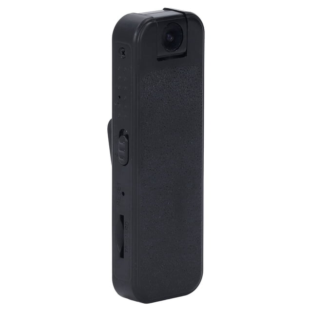 Videocámara De Bolsillo, 1080P HD Lente Giratoria De 180 Grados Cámara Pequeña Portátil Gran Angular De 140 Grados Para Guardia De Seguridad