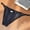 c01Black, variant on Men's Open Hole Underwear Low Waist Breathable Thongs Panties for Men Underpants Male Ice Silk Lingerie Blue M