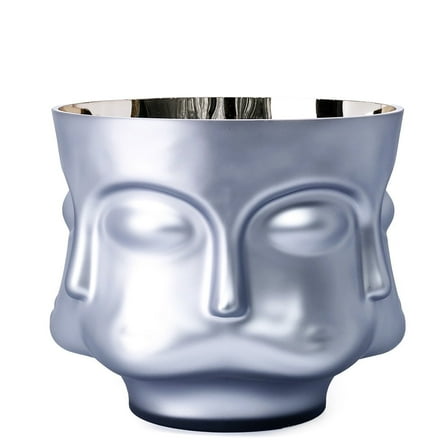 Ethereal Visage Glass Face Vase – 6.3” x 5.5”