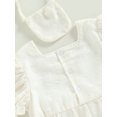thumbnail image 5 of Bagilaanoe Little Girl Summer Dress Short Sleeve A-line Princess Dresses + Crossbody Bag3T 4T 5T 6T 7T Kids Casual Swing Sundress, 5 of 8