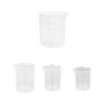 thumbnail image 2 of Bewildely 4 unids/set taza medidora transparente cocina hornear taza medidora escala medición Cocina y Comedor, 2 of 6