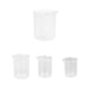 thumbnail image 3 of Injueey 4 unids/set taza medidora transparente cocina hornear taza medidora escala herramientas de medición para laboratorio Cocina y Comedor, 3 of 6