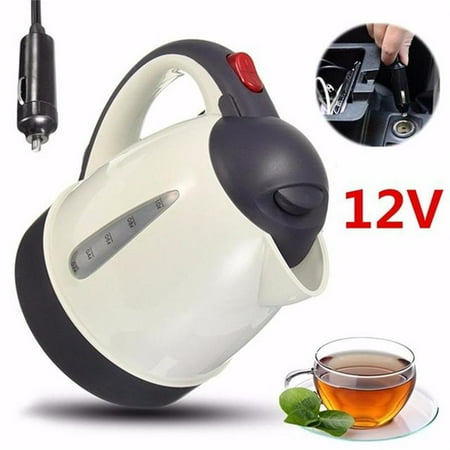 

Stainless Steel Car Kettle DC12V Electric Automatic Shut-off Function MUTOCAR Camping Tea Coffee Thermos Van Caravan Water Boiler Travel Coffee Pot (Capacity: 1L)
