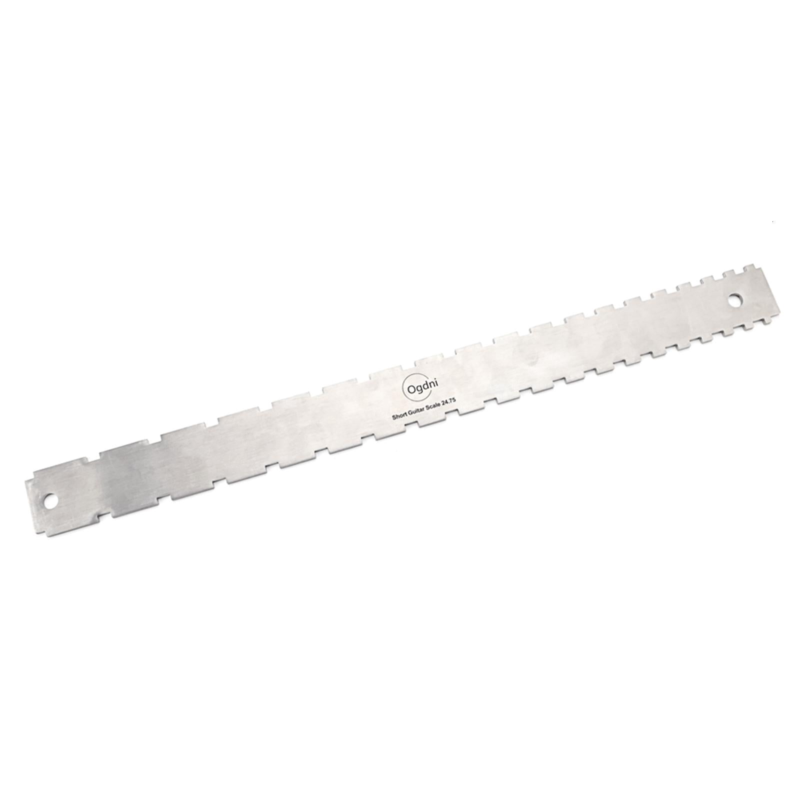 Yihuala Guitar Notched Straight Luthiers Tool String Action Ruler Guitar Notched Straight String Height Gauge