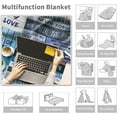 thumbnail image 6 of Throw Blanket Gifts for Husband from Wife Soft Fleece Blanket Birthday Gift for Him Husband Anniversary Valentines Day Gift Ideas Luxury Blankets for Bed Sofa and Travel 50"x60", 6 of 6