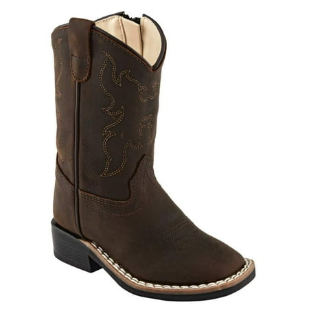 

Old West Jama Corporation Boys BSI1904 Old West Toddler on Square Toe Bot 7 Brown