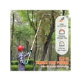 thumbnail image 4 of Manual Pole Saw, 4.6-9.8 Ft Extendable Tree Pruner, Sharp Steel Blade For High Branches Trimming, Manual Branch Trimmer With Lightweight Aluminum Alloy Handle, For Pruning Palms And Shrubs, 4 of 10