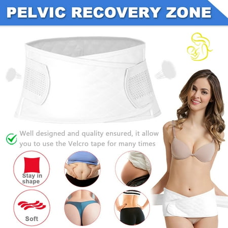 

Amerteer 3 in 1 Postpartum Recovery Belly Belt Care Pregnancy Support Women and Maternity Breathable Post Pregnancy Belly Postpartum Belly Wrap & Pelvis Belt/Brace/Band-Breathable Girdle