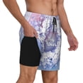 thumbnail image 3 of Haiem Round Snow Merry Christmas Men'S Quick-Dry Swim Trunks: Comfortable Beach Shorts With Mesh Lining And Pockets - Ideal For Swimming And Sunbathing Small, 3 of 9