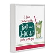 thumbnail image 3 of Stupell Industries Eclectic Judging You Humor White Framed Giclee Art, 12 x 12, by Courtney Morgenstern, 3 of 8