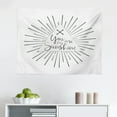thumbnail image 1 of Saying Tapestry, Romantic Positive Phrase on Rustic Oak Relationship Life Marriage Inspirational Concept, Fabric Wall Hanging Decor for Bedroom Living Room Dorm, 2 Sizes, Brown, by Ambesonne, 1 of 1