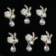 thumbnail image 5 of 10 Piezas De Aleación De Cristal Rosa Flor Botones De Espalda Plana Joyería Que Hace Hallazgos 24 Mm perfecl Resultados de la joyería de Flatback, 5 of 8