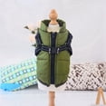 thumbnail image 3 of Bangus Dog Cold Weather Coats--Waterproof Windproof Winter Dog Jacket,Warm Coat Reflective Vest, 3 of 7
