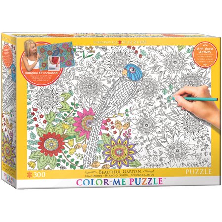 EuroGraphics Color-Me Beautiful Garden 300-Piece Puzzle