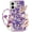 Purple, variant on for iPhone 17 Glitter Bling Case, Girly Cute Luxury 3D Sparkle Crystal Rhinestones Flowers Shiny Gemstone Diamond Pearl with Lanyard Wrist Strap Women Girls Phone Case for iPhone 17 6.3",Pink