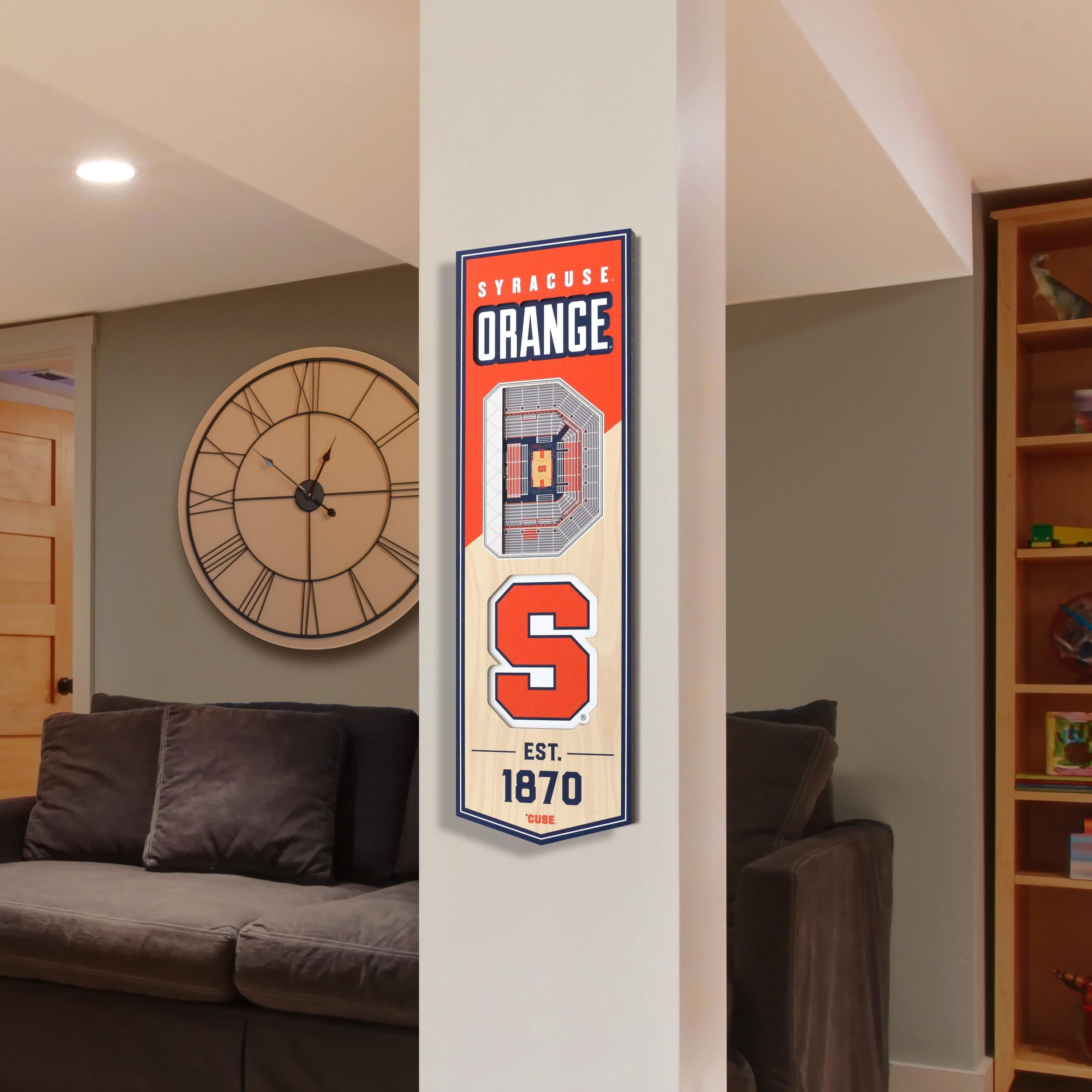 YouTheFan NCAA Syracuse Orange 3D Stadium Banner 6x19