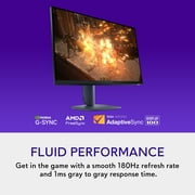 Alienware 27 Gaming Monitor 27 QHD 180Hz IPS Anti-glare Computer Display Black, AW2725DM