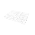 thumbnail image 1 of set de 10 organizadores grandes transparentes, 1 of 4