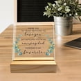 thumbnail image 3 of Dad Gifts from Wife, First Father's Day Gifts from Wife, New Dad Birthday Fathers Day Christmas Day Gifts for Father Husband Boyfriend, Watching You Be An Amazing Dad Everyday, Desk Acrylic Decor, 3 of 4