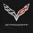 thumbnail image 3 of Lloyd Mats Custom Fit Floor Mats for Corvette C7 2014-2019 LogoMat 2Pc Set Charcoal, 3 of 5