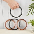 thumbnail image 2 of 1Set 4 pcs 2 Colors Purse Handles Resin Handbag Handles Handmade Bag Handle Replacement for Beach Bag Straw Bag Canvas Bag Macrame Bag Tote Crochet Bag, 2 of 6