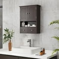 thumbnail image 2 of kleankin Medicine Cabinet Over Toilet Storage Cabinet with Drawers, 2 of 10