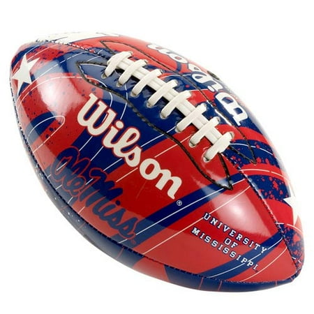 Wilson NCAA Team Logo Jr. Football, Mississippi Rebels
