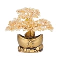 thumbnail image 1 of Home Desk Feng Shui Fortune Ornament, Amethyst Citrine Money Tree Decoration, 1 of 4