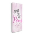 thumbnail image 4 of Stupell Industries Pink Call Me Princess Inspirational Painting Gallery Wrapped Canvas Art Print Wall Art, 20 x 48, 4 of 8