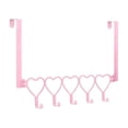thumbnail image 1 of Gancho para puerta con forma de corazón, gancho para toallas, perchero, organizador para armario, dormitorio, 1 of 9