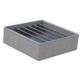 thumbnail image 4 of Caja de almacenamiento para ropa interior, calcetines, divisores, organizador de cajones para calcetines, bragas y corbatas. Grid gris claro 7, 4 of 9