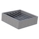thumbnail image 4 of Caja de almacenamiento para ropa interior, calcetines, divisores, organizador de cajones para calcetines, bragas y corbatas. Grid gris claro 7, 4 of 9