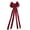 Red, variant on Christmas Tree Bow Ornaments, 47.24X11.81" Burgundy Velvet Large Pre‑Tied Holiday Bows, Gold‑Trimmed Xmas Decorative Bows with Long Streamers, Luxury Velvet Hanging Bow Decorations, Festive Big Bow