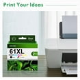 thumbnail image 2 of 61 XL 61XL Black Tri-Color Ink High Yield (2 pack) Replacement for HP Ink Cartridge Combo pack 1010 1050 1510 2050 Printer, 2 of 7
