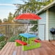 thumbnail image 1 of Mesa y Banco de Picnic Costway para Niños con Paraguas Multicolor, 1 of 8