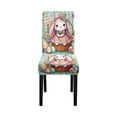 thumbnail image 1 of Binwennn 6 Piece Sectional Couch Covers Non Sofa Cover for Leather Couch Covers for Couch Sofa Easter Cartoon Decorative Bag Chair Cover Universal Stretch Chair Cover For Family Dining Table, 1 of 4
