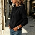 thumbnail image 6 of Warop Women's Oversized Hoodies Knitted Sweatshirt Long-Sleeve Drawstring Pullover with Pockets Fall Winter Clothes, 6 of 6