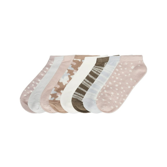 MeMoi Women's 10 Pair Pack Camo Low Cut Socks - Womens - Female, 9-11, Taupe