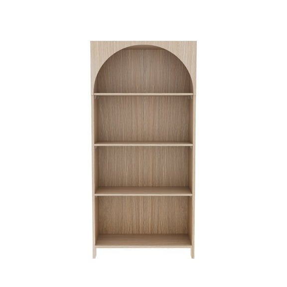 House of Happy Arched Bookshelf, Natural