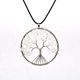 thumbnail image 1 of Colgante de piedra natural de cuarzo de árbol de la vida, collar de piedra en bruto de cristal, collar de mujer, joyería oso de fresa  Electrónica, 1 of 3