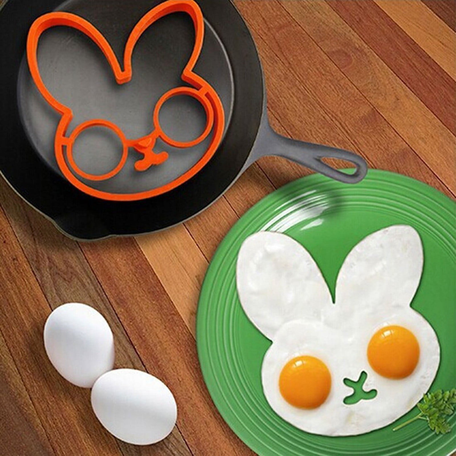 Silicone Egg Ring for Omelettes Pancakes and DIY Breakfast Cooking Tool Kitchen Gadget