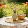 thumbnail image 5 of Anhility Spring Easter Table Centerpiece Decor Easter Artificial Flower Picks with Egg Stems Twig Branches Sprays with Berries for Home Arrangement (16.93"x9.84"), 5 of 5
