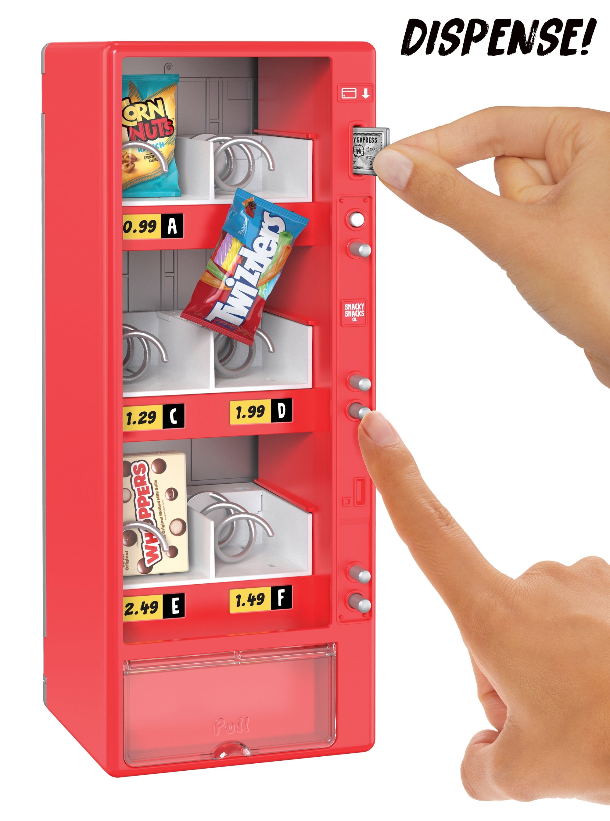 MGA's Miniverse Real Brands Vending Machine, One Machine Included, Interactive with Exclusive Mini Food Brands, Refillable, Collectible Miniatures, Ages 8+