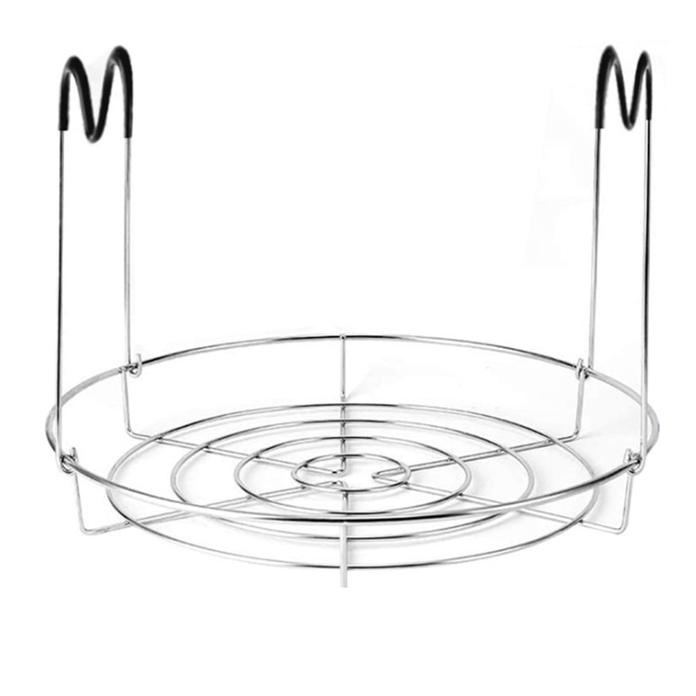 Canning Rack Stainless Steel Canning Jar Rack Canner Rack Canning Rack Round Cooking Rack Cooling Steaming Rack with Long Handles for Regular Mouth and Wide Mouth Jars 