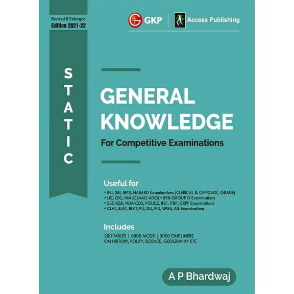 Static General Knowledge 2ed by A.P. Bhardwaj, (Paperback)