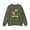 Military Green, variant on Cat with Guitar Sweatshirt, Love Sweatshirt, Cat Sweatshirt, Valentine's Day Sweatshirt, 50/50 Cotton-Poly Animal Sweatshirt 127