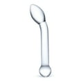 thumbnail image 1 of Glas Slimline 8" Glass G-Spot Dildo, Clear, 1 of 5